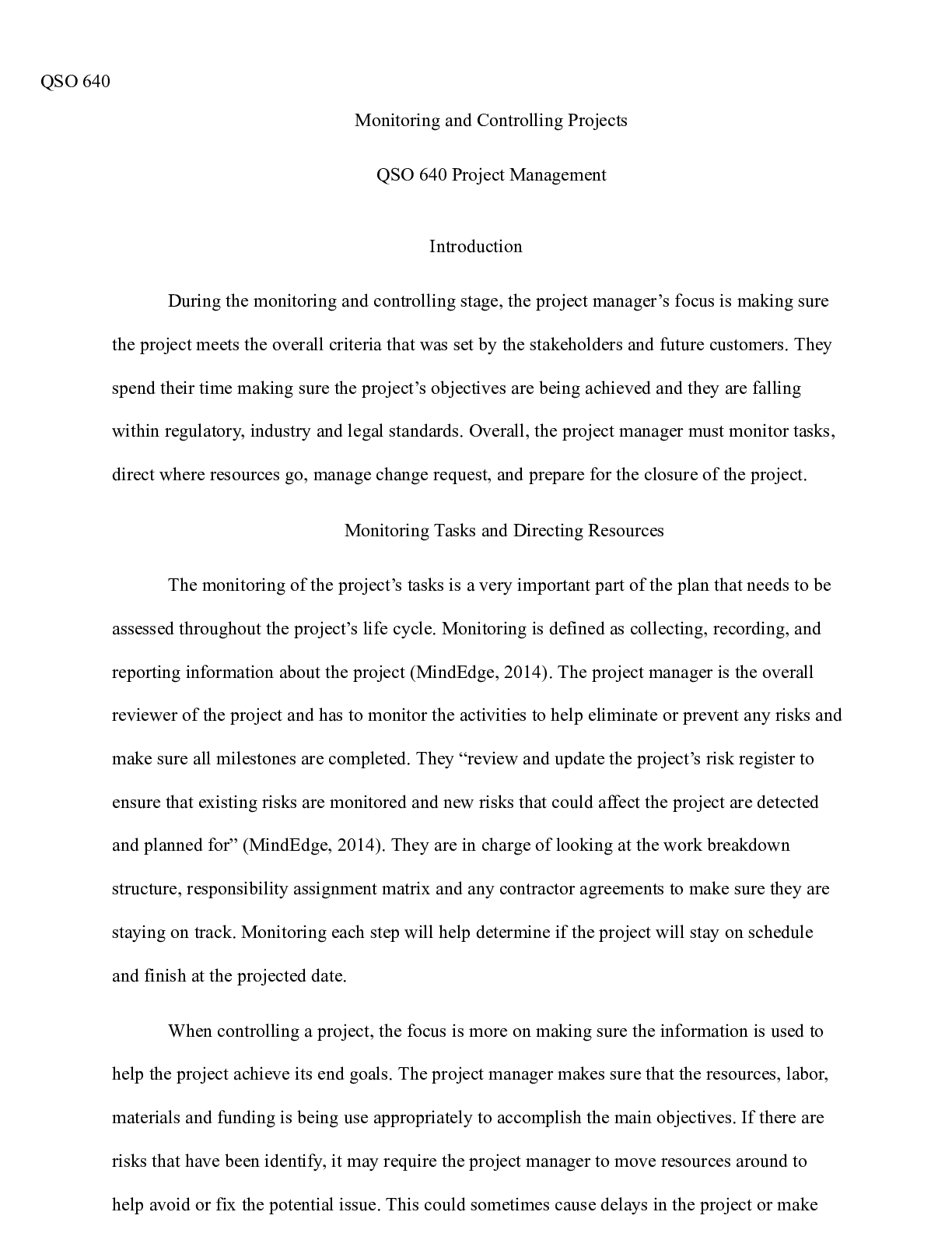 Preview image for 8.2.Monitoring and Controlling Projects (1)  QSO 640  Monitoring and Controlling Projects